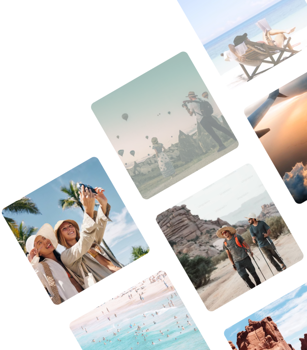 Image of people on holiday
